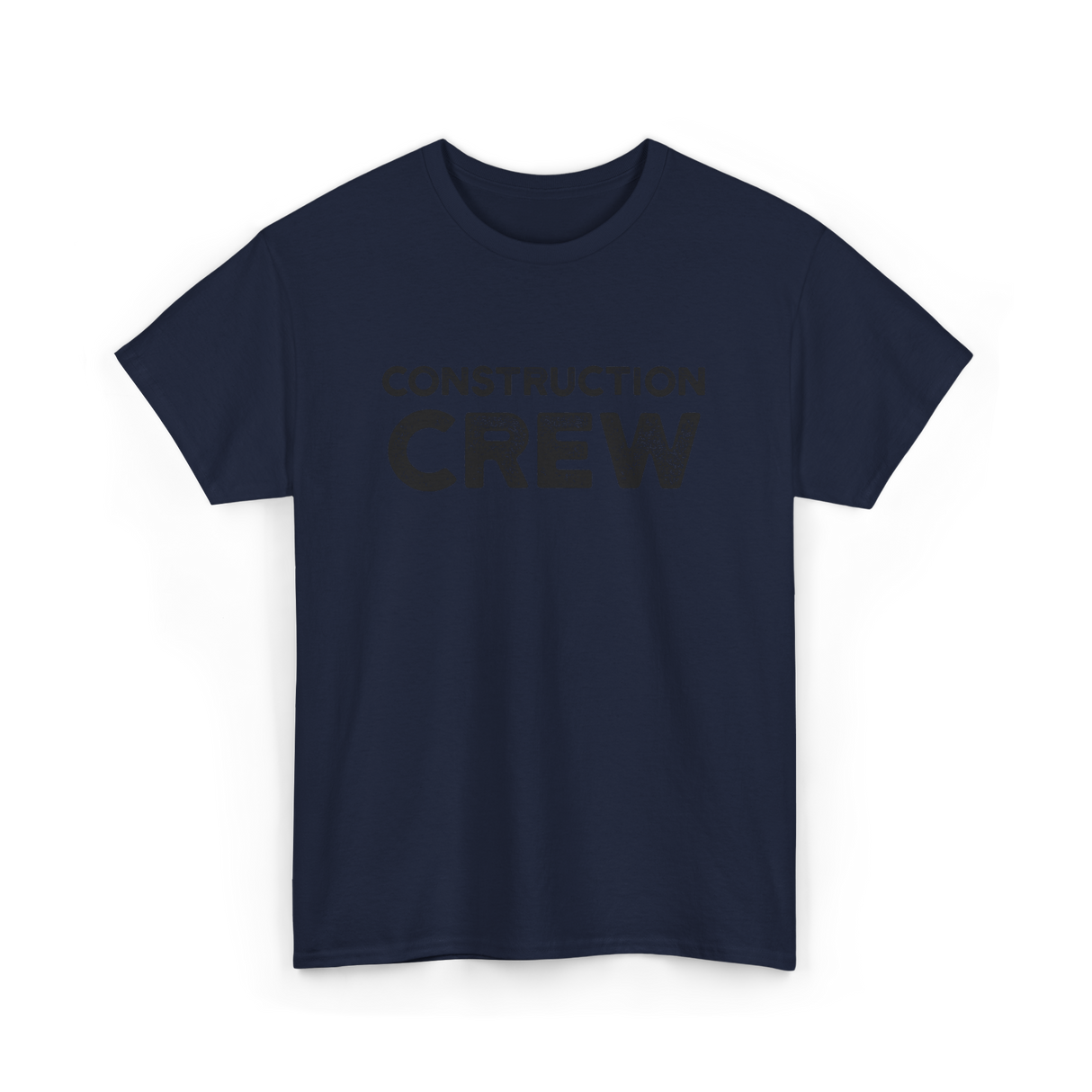 Construction Site Crew Construction T-Shirt - Navy