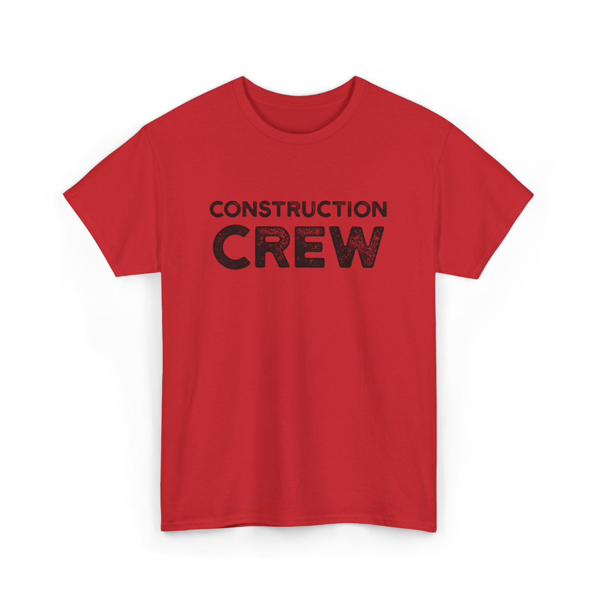 Construction Site Crew Construction T-Shirt - Red