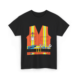 Construction Worker Costume Tools T-Shirt - Black