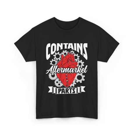 Contains Aftermarket Parts Heart T-Shirt - Black