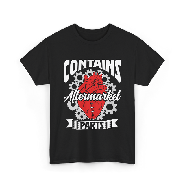 Contains Aftermarket Parts Heart T-Shirt - Black