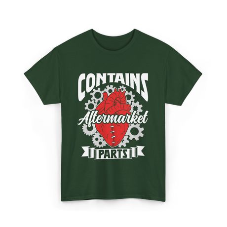 Contains Aftermarket Parts Heart T-Shirt - Forest Green