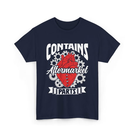 Contains Aftermarket Parts Heart T-Shirt - Navy