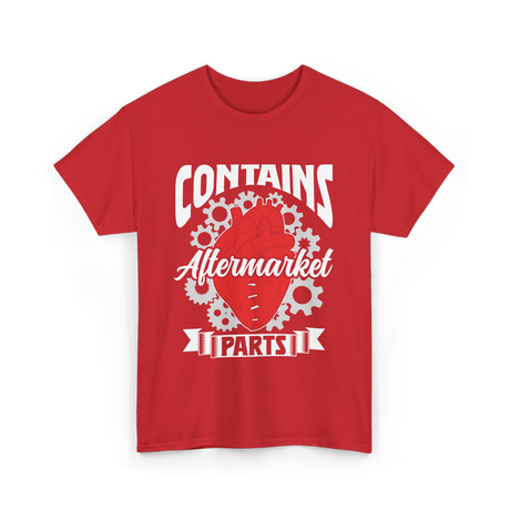 Contains Aftermarket Parts Heart T-Shirt - Red