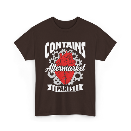 Contains Aftermarket Parts Heart T-Shirt - Dark Chocolate