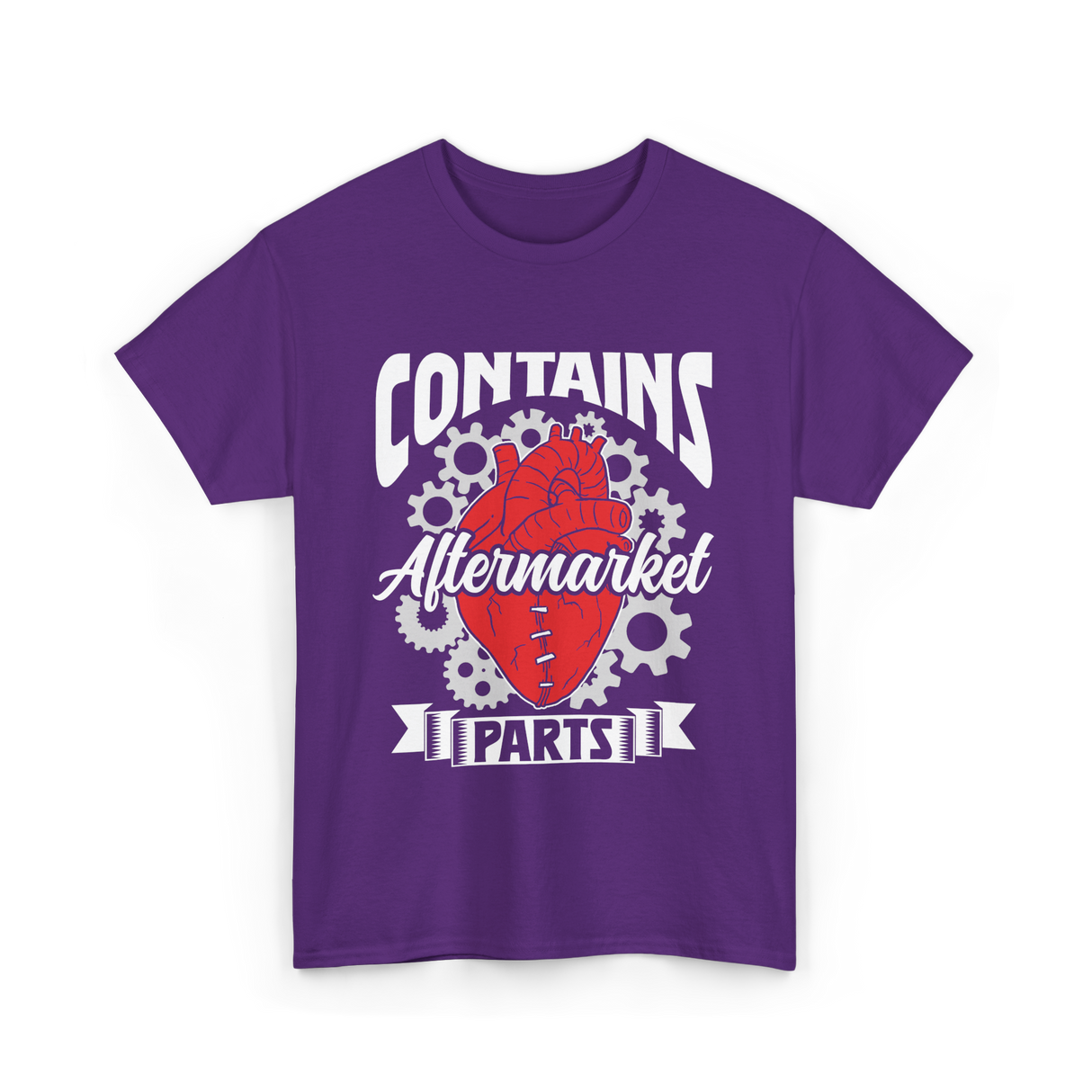 Contains Aftermarket Parts Heart T-Shirt - Purple