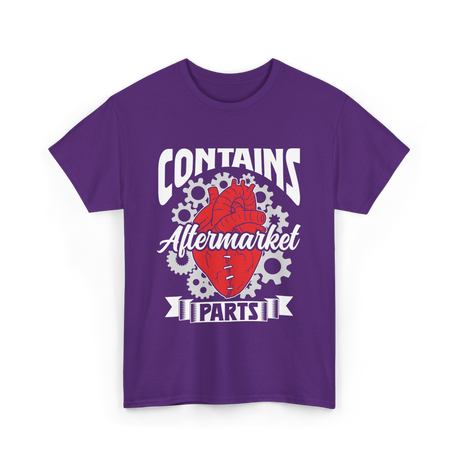 Contains Aftermarket Parts Heart T-Shirt - Purple