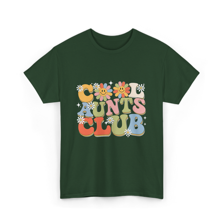 Cool Aunts Club Aunts Club T-Shirt - Forest Green