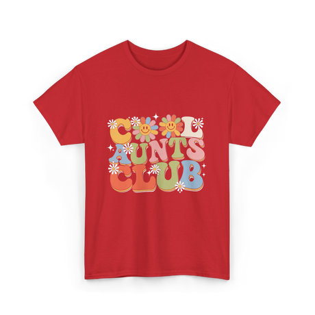 Cool Aunts Club Aunts Club T-Shirt - Red