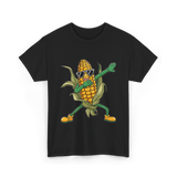 Cool Corn Dancing Corn T-Shirt - Black