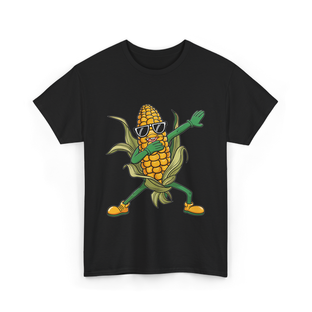 Cool Corn Dancing Corn T-Shirt - Black