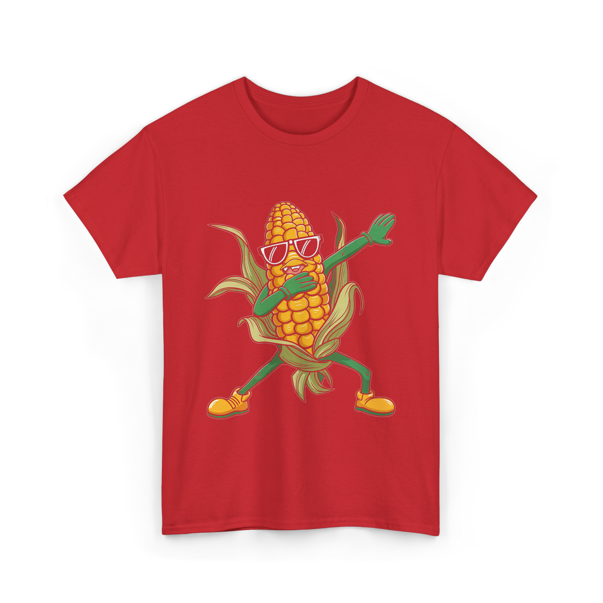 Cool Corn Dancing Corn T-Shirt - Red