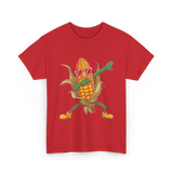 Cool Corn Dancing Corn T-Shirt - Red