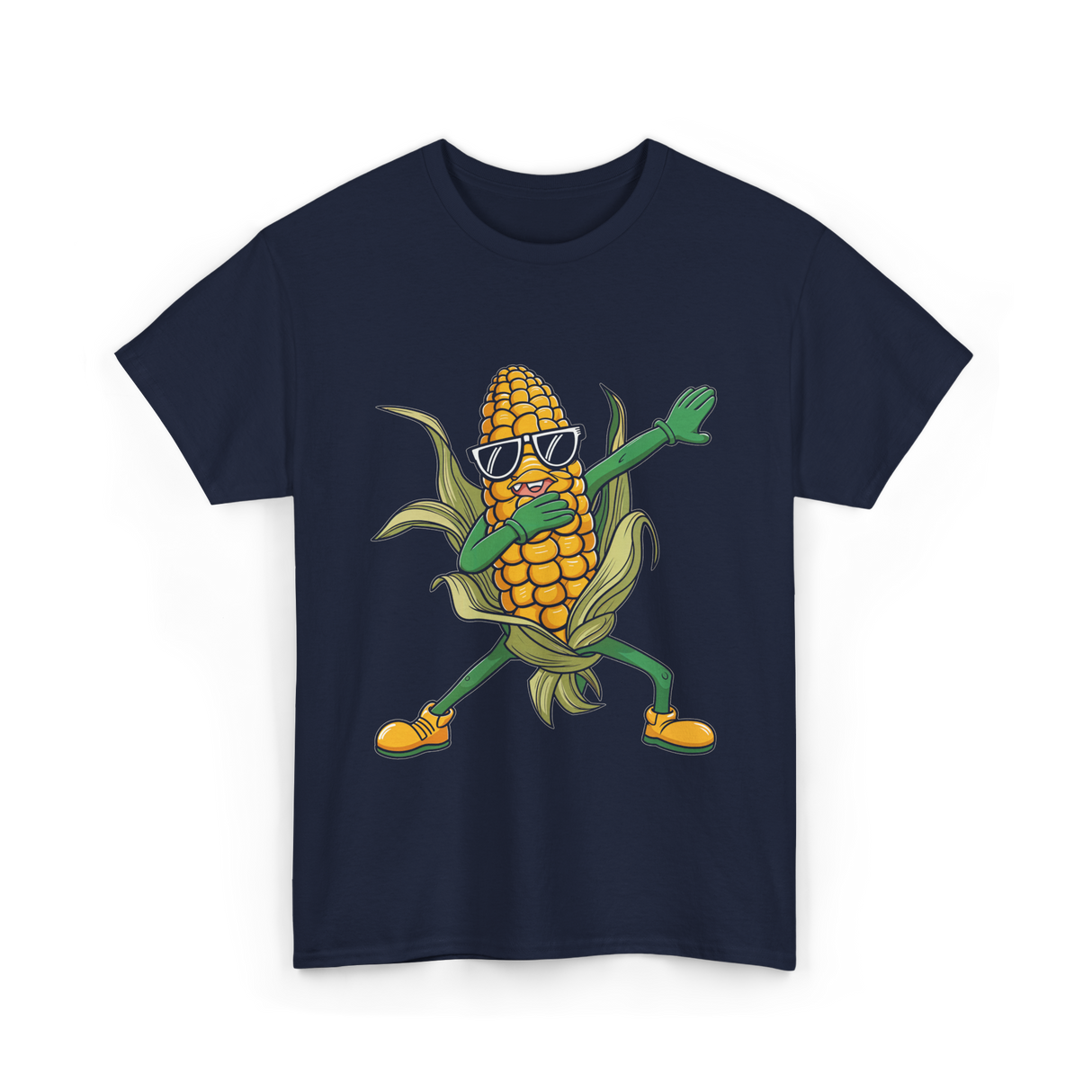 Cool Corn Dancing Corn T-Shirt - Navy