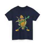 Cool Corn Dancing Corn T-Shirt - Navy