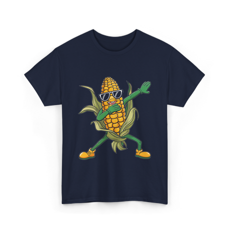 Cool Corn Dancing Corn T-Shirt - Navy