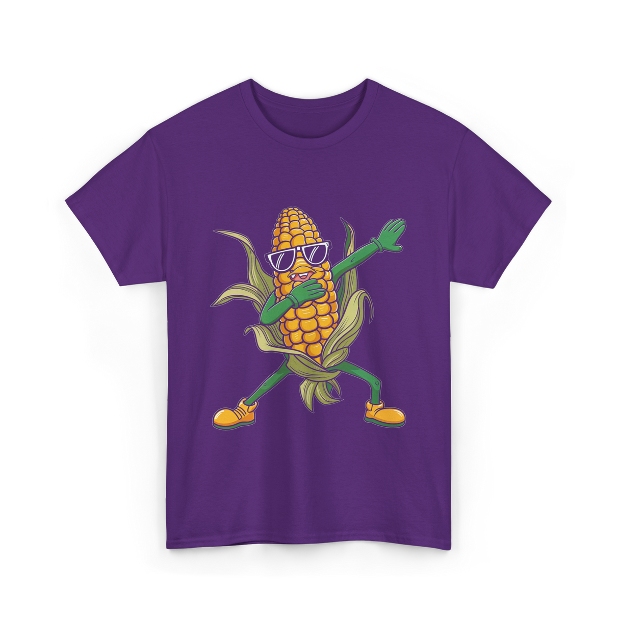 Cool Corn Dancing Corn T-Shirt - Purple