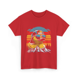 Cool Duck Sunglasses Duck Lover T-Shirt - Red