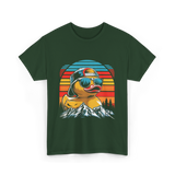 Cool Duck Sunglasses Duck Lover T-Shirt - Forest Green