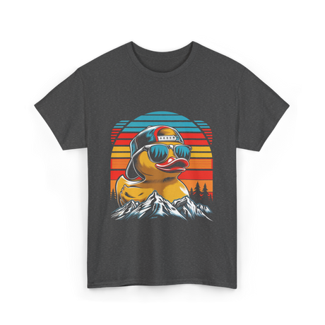 Cool Duck Sunglasses Duck Lover T-Shirt - Dark Heather