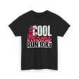 Cool Moms Run Running T-Shirt - Black