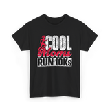 Cool Moms Run Running T-Shirt - Black