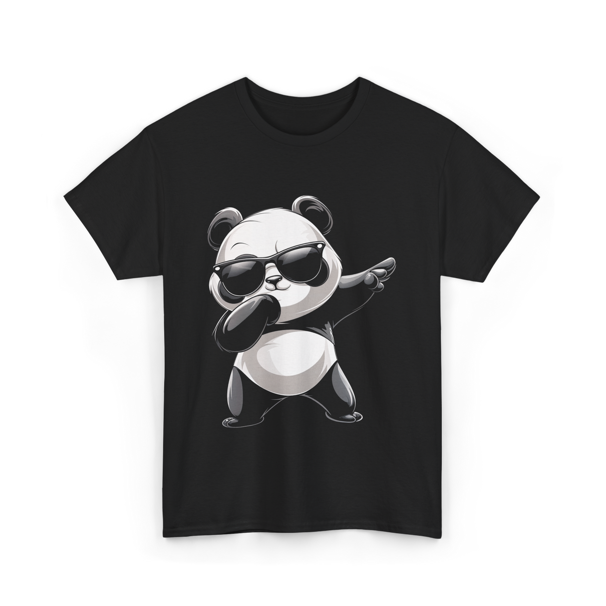 Cool Panda T-Shirt - Black