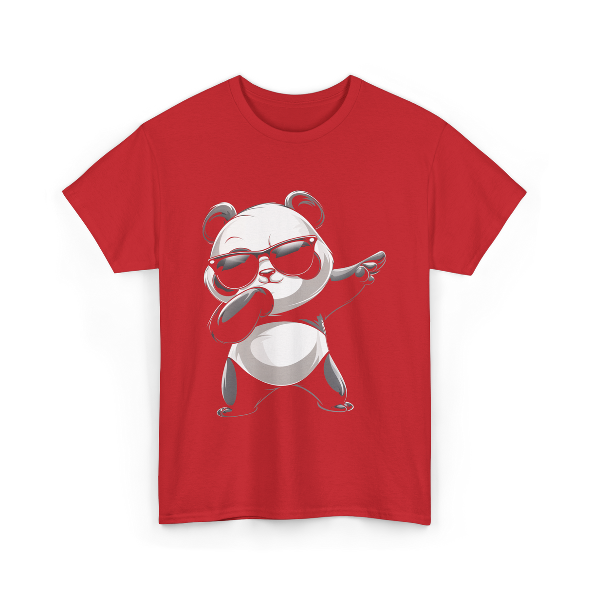 Cool Panda T-Shirt - Red