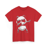 Cool Panda T-Shirt - Red