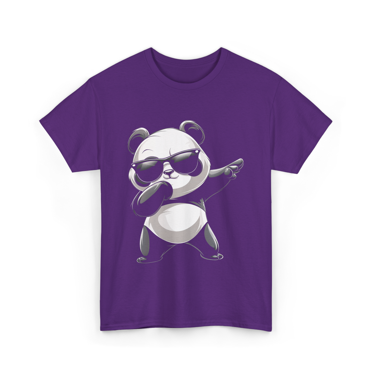 Cool Panda T-Shirt - Purple