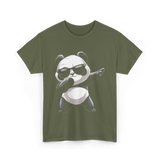 Cool Panda T-Shirt - Military Green