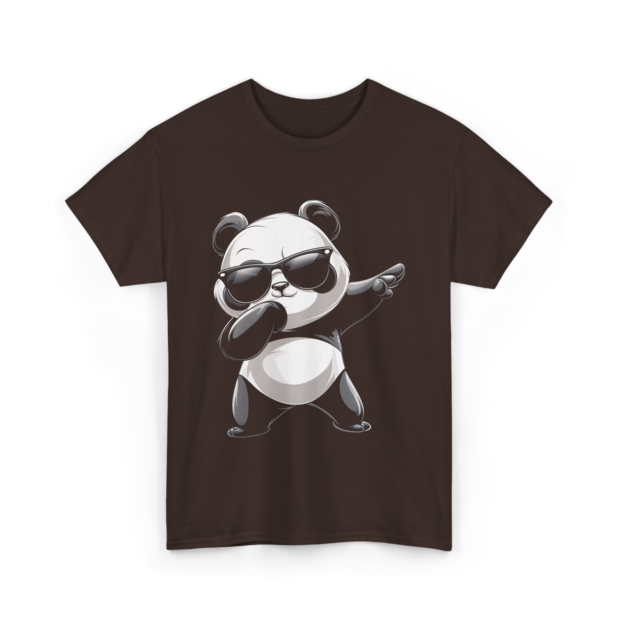 Cool Panda T-Shirt - Dark Chocolate