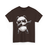 Cool Panda T-Shirt - Dark Chocolate