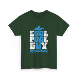 Cool Pool Guy Swimming Attendant T-Shirt - Forest Green