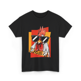 Cool Rooster Sunglasses Chicken T-Shirt - Black