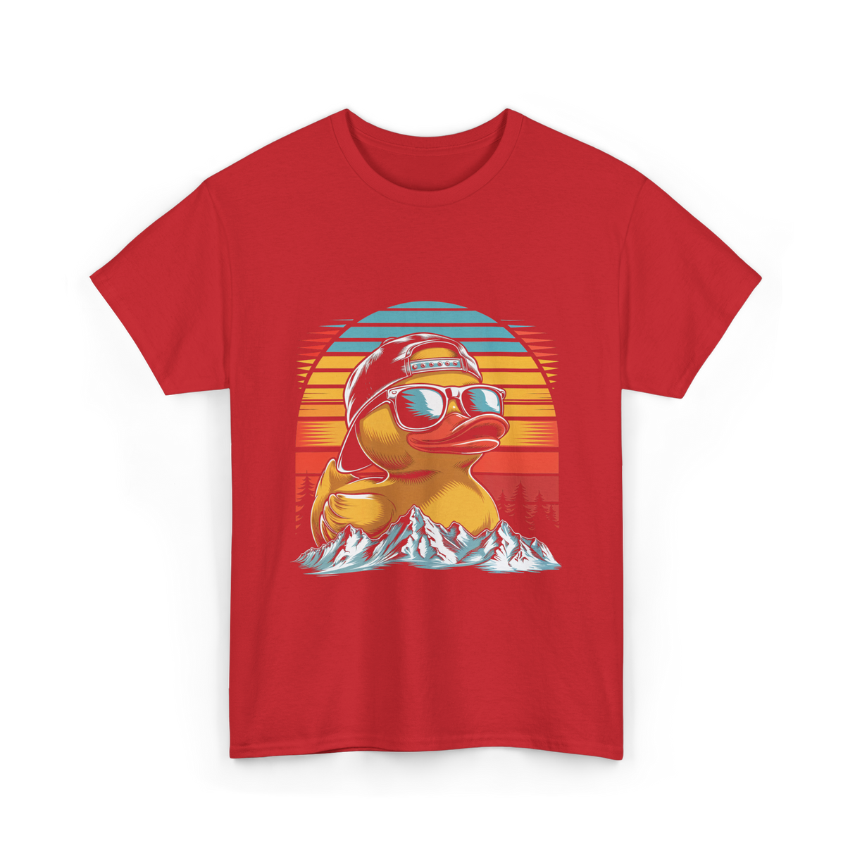 Cool Rubber Duck T-Shirt - Red