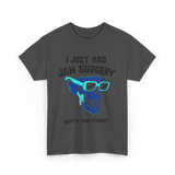 Cool Skull Glasses Surgery Support T-Shirt - Dark Heather