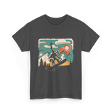 Cool Snowboarder Vintage Snowboarding T-Shirt - Dark Heather