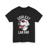 Coolest Lab Dad Labrador Dog T-Shirt - Black