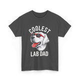 Coolest Lab Dad Labrador Dog T-Shirt - Dark Heather