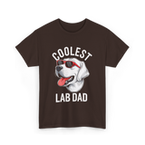 Coolest Lab Dad Labrador Dog T-Shirt - Dark Chocolate