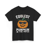 Coolest Pumpkin In The Patch Pumpkin T-Shirt - Black