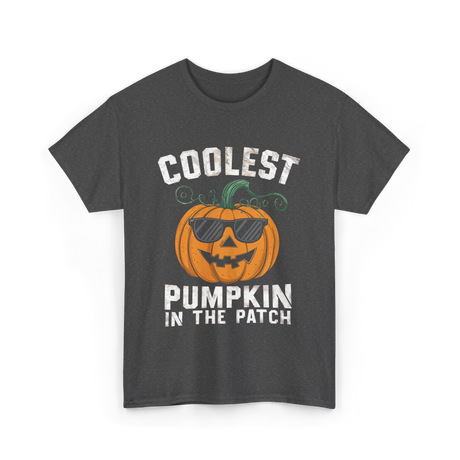 Coolest Pumpkin In The Patch Pumpkin T-Shirt - Dark Heather