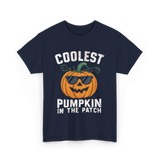 Coolest Pumpkin In The Patch Pumpkin T-Shirt - Navy