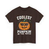 Coolest Pumpkin In The Patch Pumpkin T-Shirt - Dark Chocolate