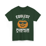 Coolest Pumpkin In The Patch Pumpkin T-Shirt - Forest Green