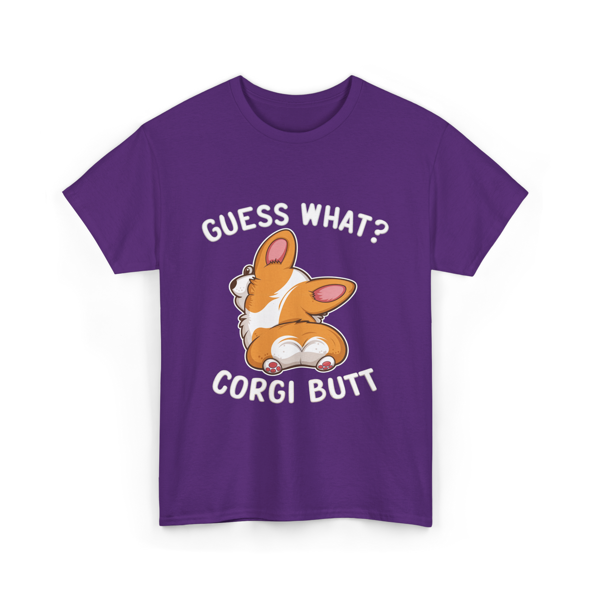 Corgi Butt Corgi Dog T-Shirt - Purple