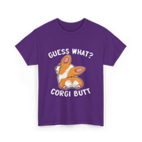 Corgi Butt Corgi Dog T-Shirt - Purple