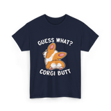 Corgi Butt Corgi Dog T-Shirt - Navy