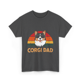 Corgi Dad Corgi Dog T-Shirt - Dark Heather